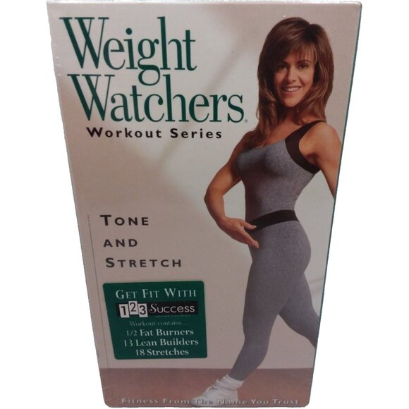 Weight Watchers Workout Series Tone And Stretch (VHS, 1995) New Factory Sealed - Picture 1 of 10